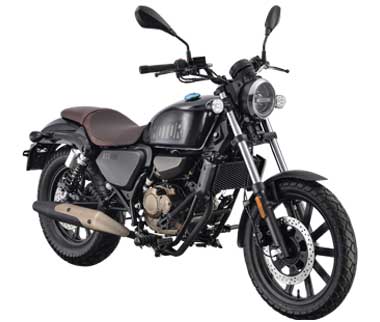 QJMotor SRV 125 Modell schwarz