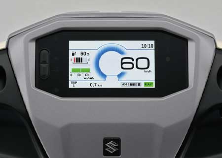 Suzuki e-Address Modell 2026 ist groß und klar