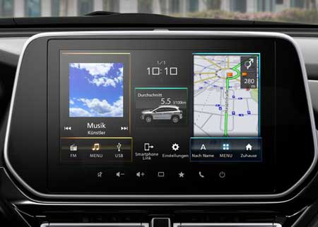 S-Cross großer Touchscreen