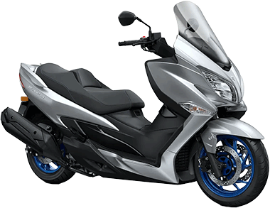 Burgman 400 silber