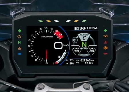 GSX-S1000GT  großes TFT Display